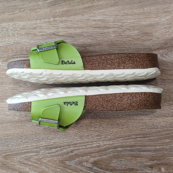 Betula By Birkenstock Lime Green Sandals Women's size 37 - Picture 7 of 10